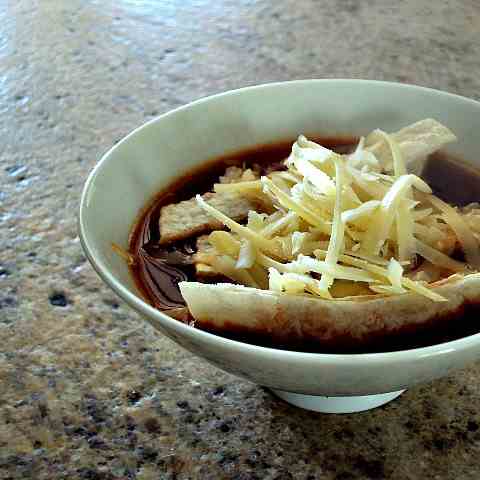 Mexican chicken tortilla soup