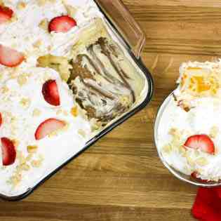 Strawberry Banana Pudding