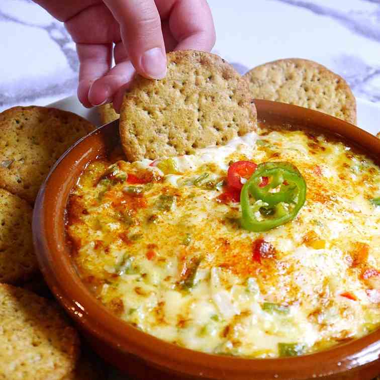 Spiced Mexican Cheese - Onion Dip