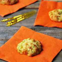 Zucchini and Cheddar Bites