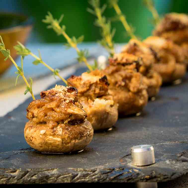 Crispy Button Mushrooms with Herbs - Melte