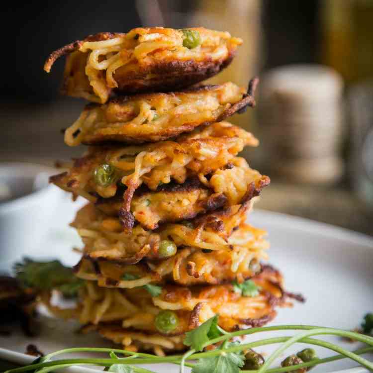 Spaghetti Fritters