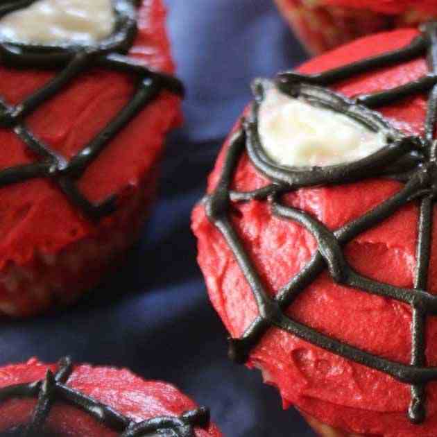 Spiderman Cupcakes Recipe