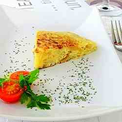 Spanish omelet, tortilla espanola