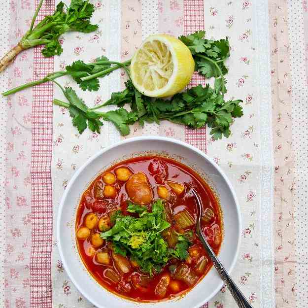 Moroccon Chickpea Soup
