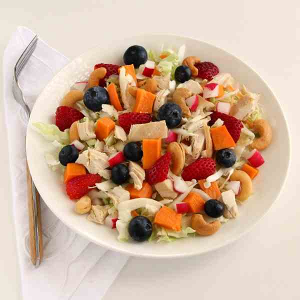 Chicken Salad with Fruit and Nuts