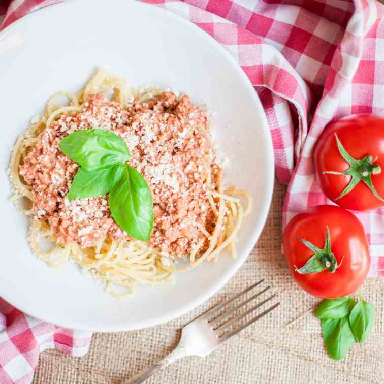 Vegan Spaghetti Bolognese