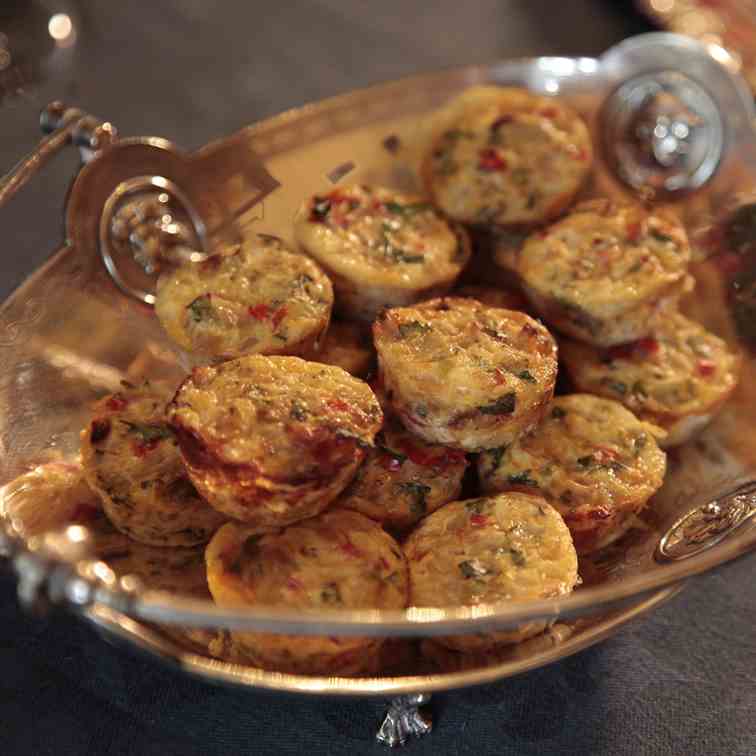 Individual Mini Veggie Frittatas