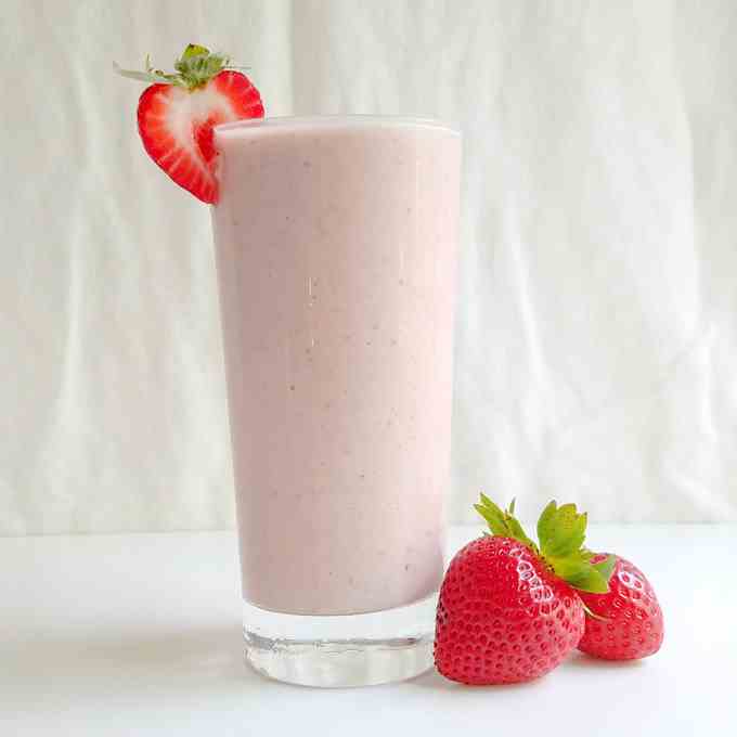 Strawberry Tahini Milkshake
