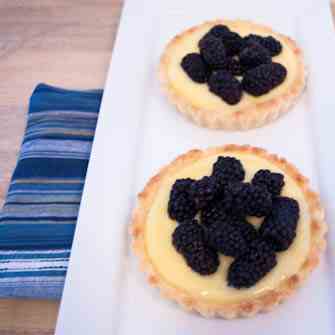 Blackberry Lime Tarts