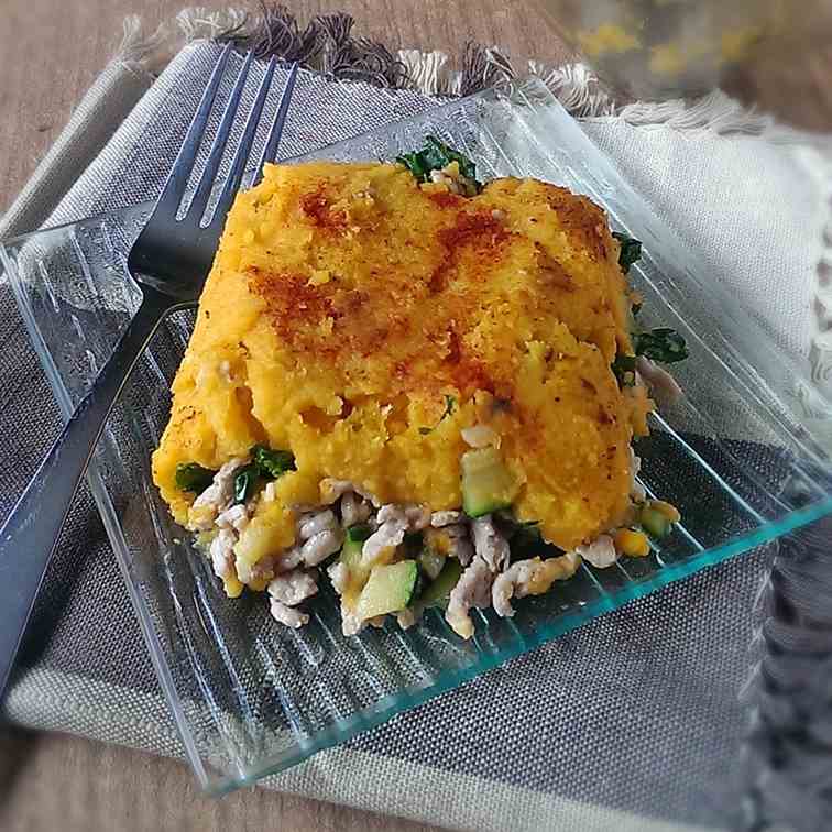 Turkey Shepherds Pie with Squash