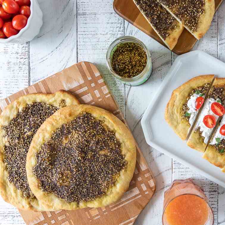 Mediterranean Za'atar Pizza