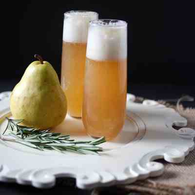 Pear Rosemary Cocktail