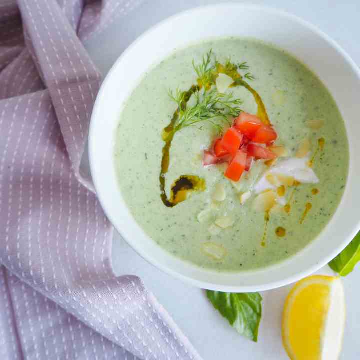 chilled cucumber soup