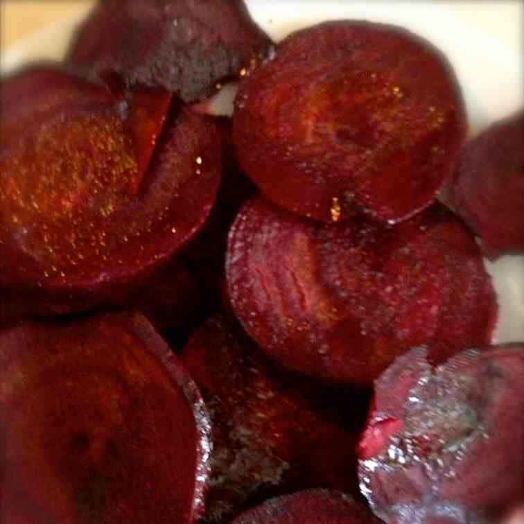 Baked Beets In Cinnamon Sugar