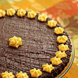 Dark Chocolate Pumpkin Torte