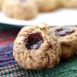 Maple Jam Thumbprint Cookies