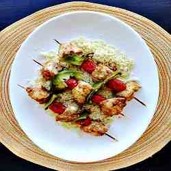 Spicy Moroccan Chicken Skewers