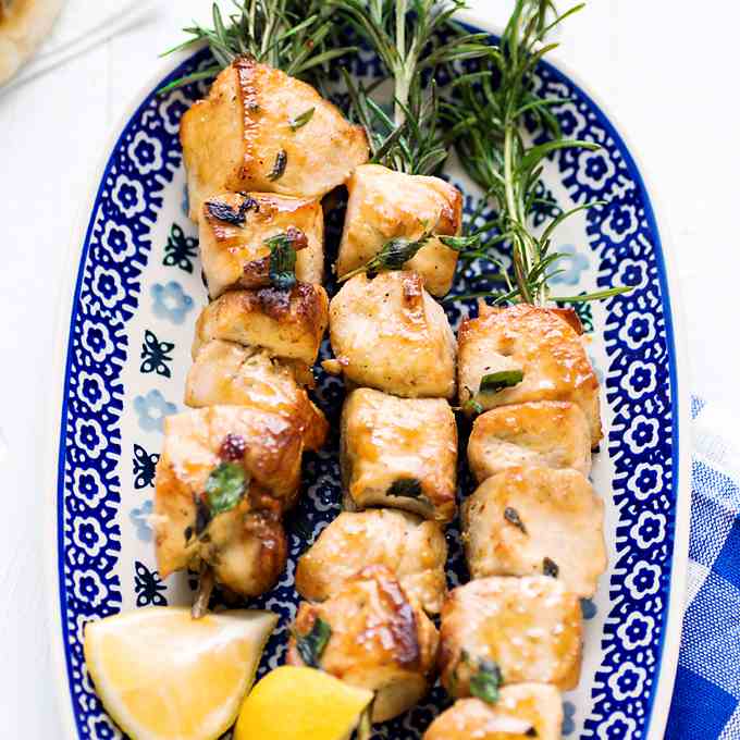 Mediterranean Chicken Skewers