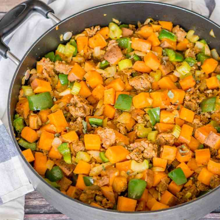 Sweet Potato - Sausage Skillet