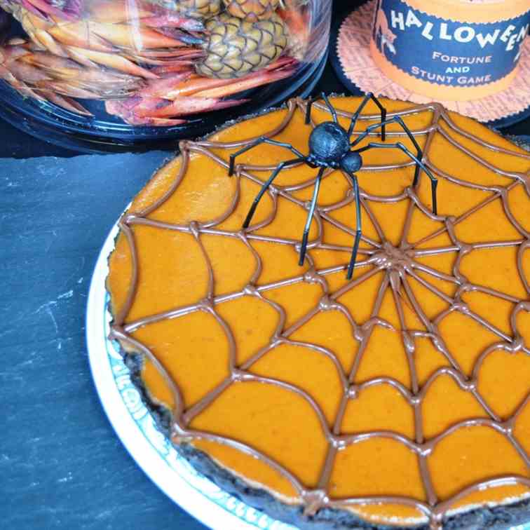 Chocolate Pumpkin Tart