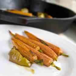 Cider Roasted Carrots and Apples