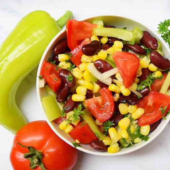 Red Beans Corn Salad Recipe