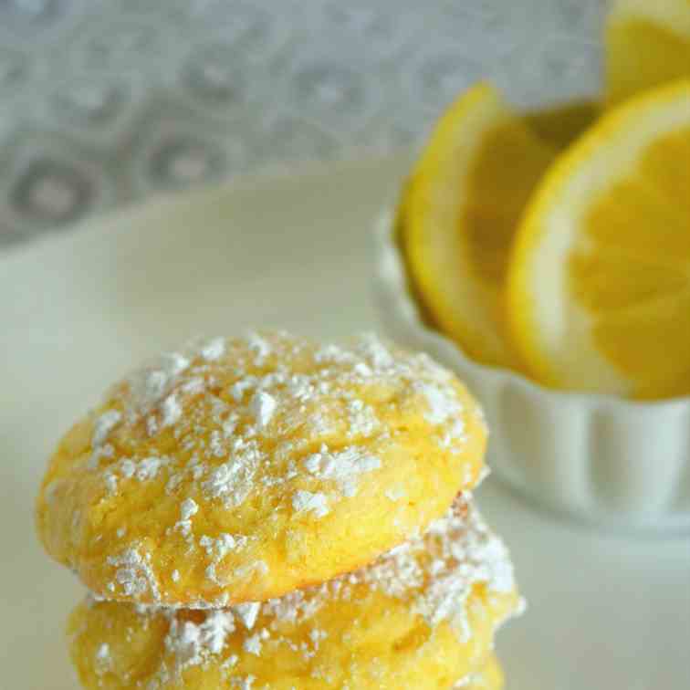 Lemon Crinkle Cookies