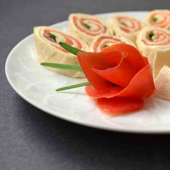 Smoked Salmon Pinwheels