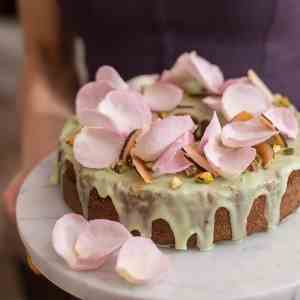 Pistachio, Coconut & Lime Cake