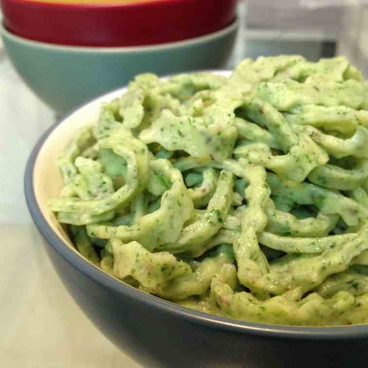 Spinach & Garlic Noodles