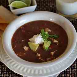 Chicken and Black Bean Soup