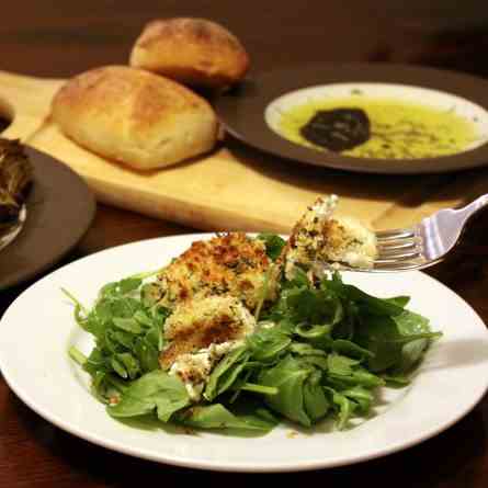 Herb-Crusted Goat Cheese Rounds