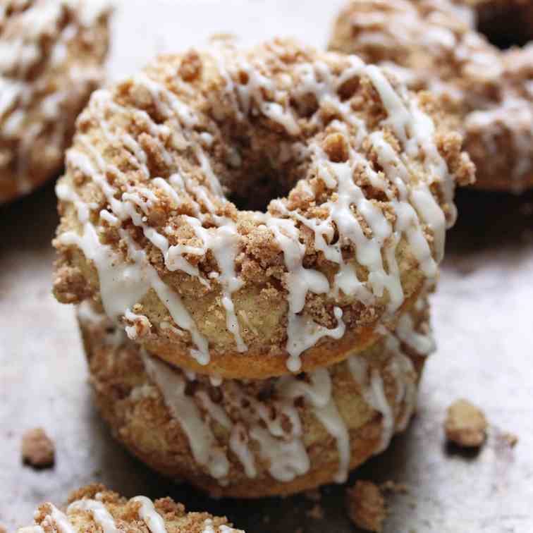 Baked Coffee Cake Doughnuts