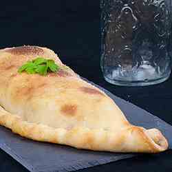 Meatballs calzone