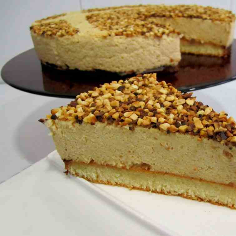 nougat mousse cake