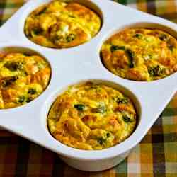 Baked Mini Frittatas with Broccoli