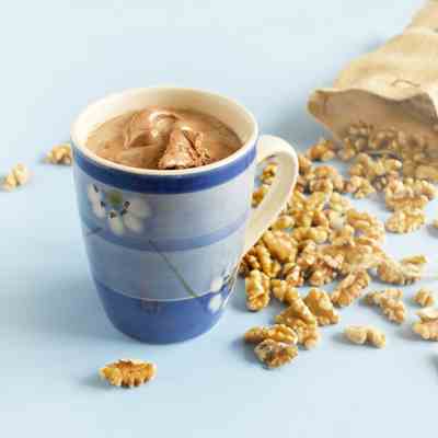 Hot Maple Walnut Coffee Float