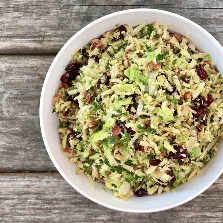 Shredded Brussels Sprout With Bacon 
