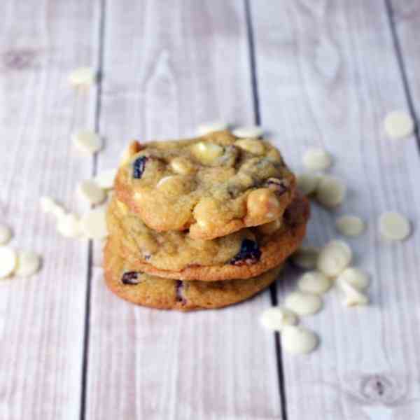 White Chocolate Cranberry Cookies