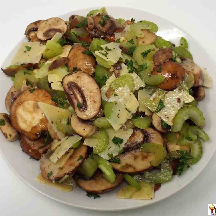 Mushroom and Celery Salad