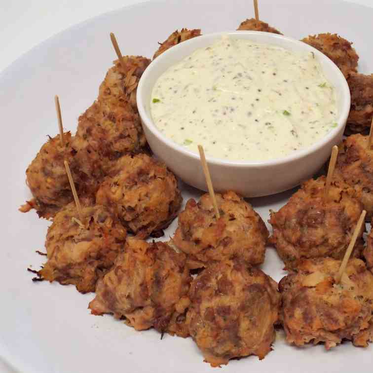 Oven Baked Sauerkraut Balls