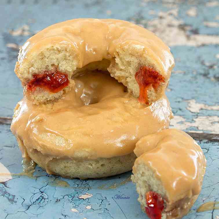 Peanut-Butter - Jelly Donuts