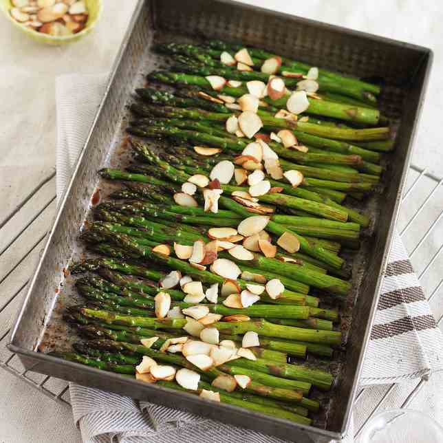 Cherry Balsamic Roasted Asparagus