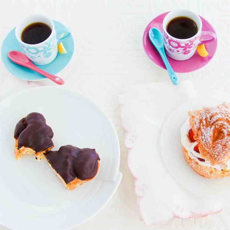 Pate a choux: eclairs & cream puffs