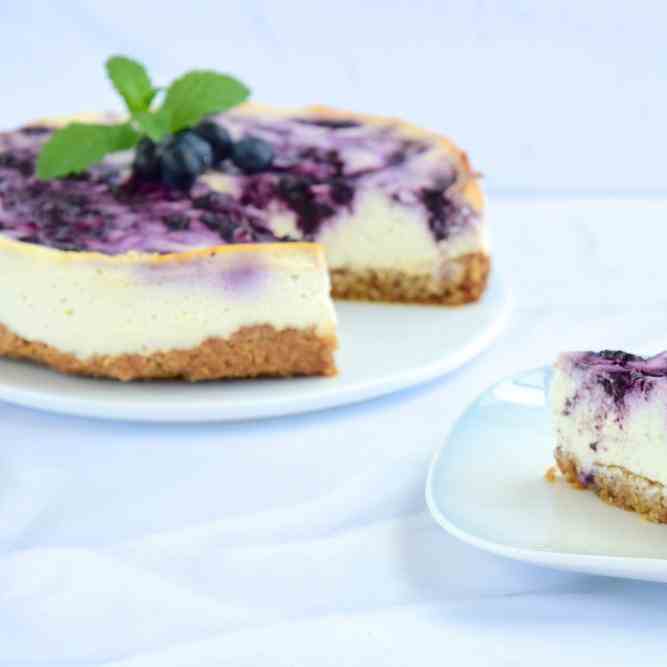 Philips Airfryer Blueberry Cheesecake