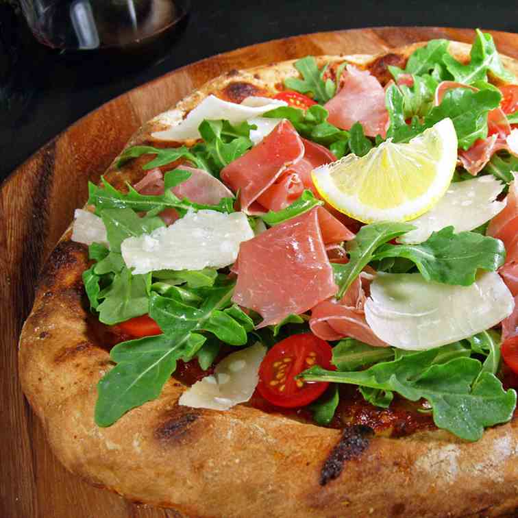 Artisan Prosciutto Arugula Pizza