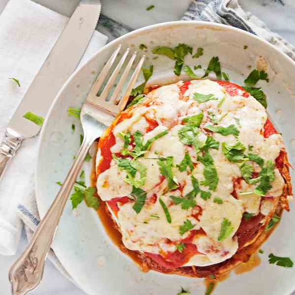 Mini Crockpot Chicken Enchiladas