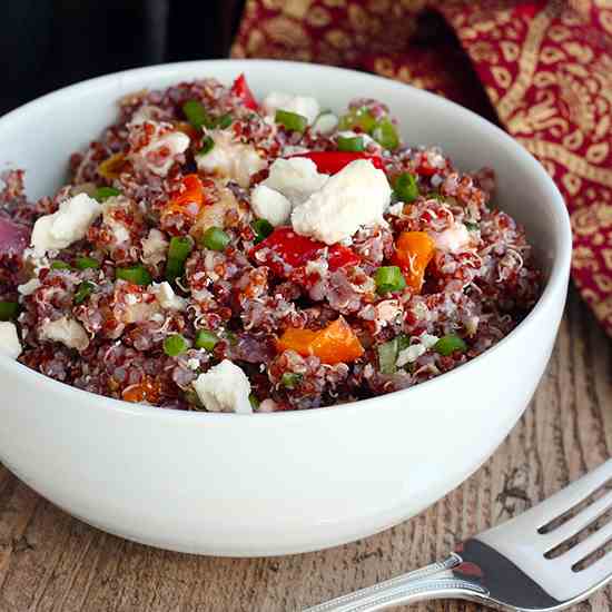 Roasted Vegetable Quinoa Salad