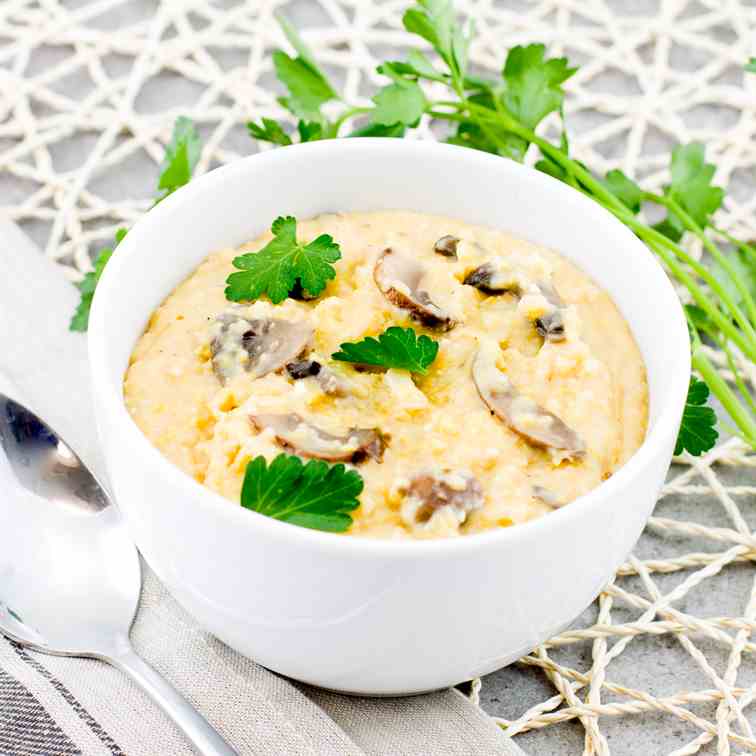 Creamy Mushroom Polenta